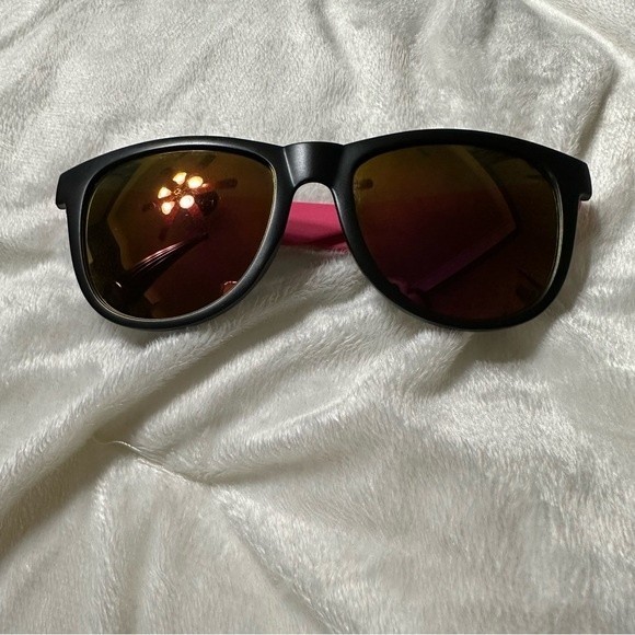 VICTORIA’S Secret PINK Spring Break Plastic Frame Pink Yellow Mirror Sunglasses - Picture 3 of 7